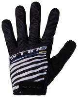 BULLS Herren Langfingerhandschuh Zebra,  schwarz/weiß,  schwarz/weiß,  L