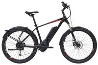 BULLS Iconic (500 Wh),  9 Gang Kettenschaltung,  Herrenfahrrad,  Diamant,  Modell 2019,  27, 5 Zoll,  schwarz matt,  schwarz matt,  46 cm