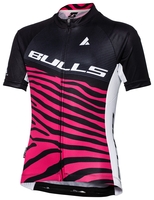 BULLS Kinder Trikot Kids Zebra,  schwarz/pink,  schwarz/pink,  140