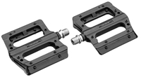 Bulls Plattformpedal Kunststoff schwarz,  schwarz,  100 x 95 x 17mm
