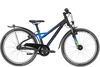 BULLS Sharptail Street 24,  7 Gang Nabenschaltung,  Jugendfahrrad,  Kids,  Modell 2020,  24 Zoll,  black matt/anodized blue,  black matt/anodized blue,  32 cm