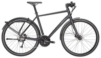 BULLS Urban 27S,  27 Gang Kettenschaltung,  Herrenfahrrad,  Cross,  Modell 2018,  28 Zoll,  schwarz matt,  schwarz matt,  48 cm