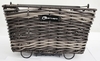 Carrymore i-Rack II Hinterradkorb grau,  Rattan-Look