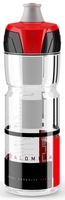 Elite Trinkflasche Crystal Ombra Clear 750ml rot