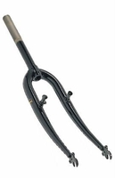 FM MTB-Gabel 26" 1 1/8" schwarz Stahl,  schwarz,  26 Zoll