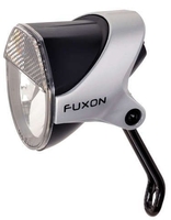 Fuxon F-20 SL Nabendynamo-Scheinwerfer,  schwarz/silberfarben