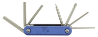 Fuxon Klapphalter mit Sechskantschlüsseln 3-4-5-6-Kreuz-Schlitz