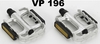 Fuxon VP 196 MTB Pedalen 9/16,  schwarz/silber,  9/16 Zoll