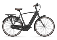 Gazelle GRENOBLE C8 HMB,  8 Gang Nabenschaltung,  Herrenfahrrad,  Diamant,  Modell 2020,  28 Zoll,  black,  black,  57 cm