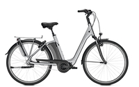 Kalkhoff AGATTU 3.S MOVE FL (418 Wh),  7 Gang,  Damenfahrrad,  Tiefeinsteiger,  Modell 2020,  28 Zoll,  smokesilver matt,  smokesilver matt,  55 cm