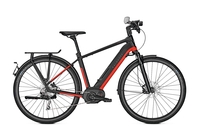 Kalkhoff ENDEAVOUR 5.B MOVE 45 13, 4 Ah,  10 Gang,  Herrenfahrrad,  Diamant,  Modell 2019,  28 Zoll,  magicblack/firered glossy,  magicblack/firered glossy,  48 cm