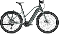 Kalkhoff ENDEAVOUR 7.B PURE (625 Wh),  12 Gang,  Damenfahrrad,  Trapez,  Modell 2020,  27, 5 Zoll,  diamondblack/techgreenglossy,  diamondblack/techgreenglossy,  53 cm