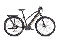 Kalkhoff ENTICE 5.B TOUR (13, 4 Ah),  10 Gang,  Damenfahrrad,  Trapez,  Modell 2019,  28 Zoll,  magicblack/cloudbeige matt,  magicblack/cloudbeige matt,  43 cm