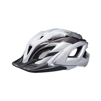 KED Fahrrad-helm Neo Visor XL,  white silver anthr.,  white silver anthr.,  59-64 cm