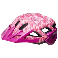 KED Fahrrad-helm Status Jr.,  camouflage pink violet,  camouflage pink violet,  49-54 cm