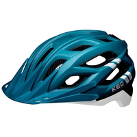 KED Fahrradhelm Companion,  blue white matt,  blue white matt,  55-61 cm