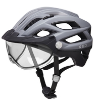 KED Fahrradhelm Covis Lite,  grey black matt,  grey black matt,  52-58 cm