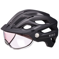 KED Fahrradhelm Covis Photocromatic,  black matt,  black matt,  L