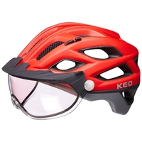 KED Fahrradhelm Covis Photocromatic,  red grey matt,  red grey matt,  M