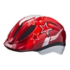 KED Fahrradhelm Meggy II,  red stars,  red stars,  46-51 cm