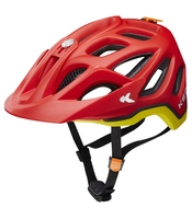 KED Fahrradhelm Trailon,  red yellow matt,  red yellow matt,  56-62 cm