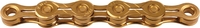 KMC Kette , 11/128",  114 Glieder X10EL Ti-N Gold