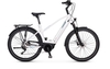 Kreidler Vitality Eco 10 (500 Wh),  10 Gang Kettenschaltung,  Damenfahrrad,  Trapez,  Modell 2020,  27, 5 Zoll,  weiß glänzend,  weiß glänzend,  55 cm