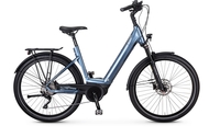Kreidler Vitality Eco 10 (625 Wh),  10 Gang Kettenschaltung,  Damenfahrrad,  Wave,  Modell 2020,  27, 5 Zoll,  blau glänzend,  blau glänzend,  55 cm