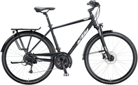 KTM AVENZA 27 DISC,  27 Gang Kettenschaltung,  Herrenfahrrad,  Diamant,  Modell 2020,  28 Zoll,  black matt (white+orange),  black matt (white+orange),  46 cm