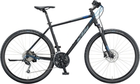 KTM LIFE ROAD,  27 Gang Kettenschaltung,  Herrenfahrrad,  Diamant,  Modell 2020,  28",  black matt (grey+blue),  black matt (grey+blue),  51 cm