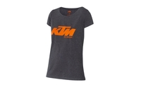 KTM Rundhals T-Shirt Factory Team Lady T-Shirt KTM,  black/orange,  black/orange,  M
