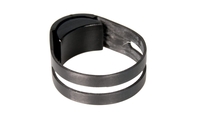 KTM Sattelklemme Prime carbon 31, 8 U D,  schwarz / orange,  31, 8 mm