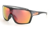 KTM Sonnenbrille Unisex Factory Character Polarized C3,  schwarz matt / orange,  schwarz matt / orange,  one size
