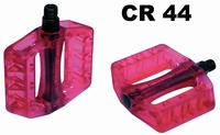 NC-17 CR 44 Plastic Pro rot Plattformpedalen 9/16,  rot,  9/16 Zoll