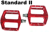 NC-17 STD 2 pro rot Plattformpedalen 9/16,  rot,  9/16 Zoll