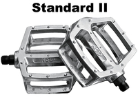 NC-17 STD II Pro silber Plattform Pedalen 9/16,  silber,  9/16 Zoll