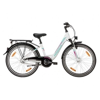Pegasus Arcona Alu ND,  7 Gang Nabenschaltung,  Mädchenfahrrad,  Wave,  Modell 2017,  20 Zoll,  weiß matt,  30 cm