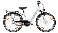 Pegasus Arcona Alu ND FG,  7 Gang Nabenschaltung,  Mädchenfahrrad,  Wave,  Modell 2017,  20 Zoll,  weiß matt,  30 cm
