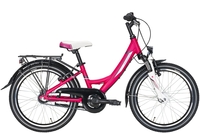 Pegasus Avanti 3 / 20 Zoll,  3 Gang Nabenschaltung,  Mädchenfahrrad,  Wave,  Modell 2020,  20 Zoll,  pink matt,  pink matt,  28 cm
