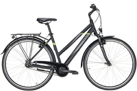 Pegasus Avanti 7,  7 Gang Nabenschaltung,  Damenfahrrad,  Trapez,  Modell 2020,  28 Zoll,  black matt,  black matt,  45 cm