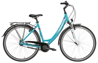 Pegasus Avanti 7,  7 Gang Nabenschaltung,  Damenfahrrad,  Wave,  Modell 2020,  28 Zoll,  turquoise matt,  turquoise matt,  45 cm