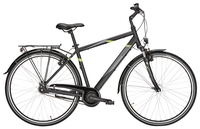 Pegasus Avanti 7,  7 Gang Nabenschaltung,  Herrenfahrrad,  Diamant,  Modell 2020,  28 Zoll,  black matt,  black matt,  61 cm