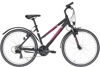 Pegasus Avanti Sport 18 / 26 Zoll,  18 Gang Kettenschaltung,  Mädchenfahrrad,  Trapez,  Modell 2020,  26 Zoll,  black matt,  black matt,  44 cm