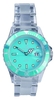 Pegasus Colour Watch Transparent Armbanduhr,  türkis/40 mm
