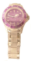 Pegasus Colour Watch Transparent Armbanduhr,  violett/40 mm