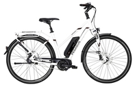 Pegasus Opero E8F Di2 (500 Wh),  8 Gang Nabenschaltung,  Damenfahrrad,  Trapez,  Modell 2019,  28 Zoll,  weiß,  weiß,  50 cm