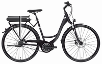 Pegasus Opero E8F Di2 NL (418 Wh),  8 Gang Nabenschaltung,  Damenfahrrad,  Trapez,  Modell 2019,  28 Zoll,  schwarz matt,  schwarz matt,  50 cm