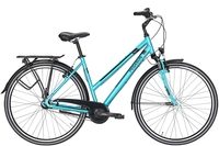 Pegasus Piazza 7,  7 Gang Nabenschaltung,  Damenfahrrad,  Trapez,  Modell 2020,  28 Zoll,  aqua blue,  aqua blue,  45 cm