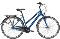 Pegasus Piazza 7,  7 Gang Nabenschaltung,  Damenfahrrad,  Trapez,  Modell 2020,  28 Zoll,  metallic blue matt,  metallic blue matt,  53 cm