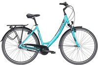 Pegasus Piazza 7,  7 Gang Nabenschaltung,  Damenfahrrad,  Wave,  Modell 2020,  28 Zoll,  aqua blue,  aqua blue,  55 cm